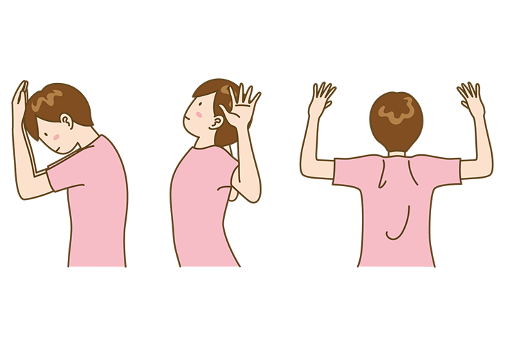 肩こり予防体操画像